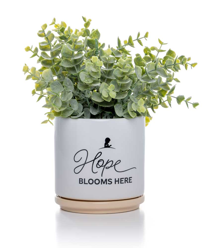 Primary image Hope Blooms Here Planter 22oz